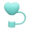 thumbnail image 2 of Ruifaya Cute Heart-shaped Straw Head Reusable Dustproof Straw Cap Sealing✨j 10mm, 2 of 9