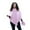 Blush, variant on Women’s Shawl Collar Pleated Fleece Poncho One Size Fits All