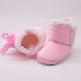 thumbnail image 4 of Lovebay Baby Girls Lace-Up Cotton Princess Booties First Walkers Outdoor Snow Shoes Toddler Warm Boots, 4 of 7