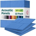 thumbnail image 1 of Paneles acústicos Ekkogo, 12 unidades, insonorizados, 30 x 30 x 1 cm, color Grand Blue, 1 of 7