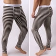 thumbnail image 4 of Guardurnaity Pantalones térmicos para hombre, Color rayado, cálido, grueso, fino, pijama, pantalones ajustados de algodón, cómodos, ropa de casa para Camisetas Rojo Guardurnaity AP013562-01, 4 of 6