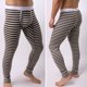thumbnail image 5 of Minnieouse Pantalones térmicos para hombre, Color rayado, cálido, grueso, fino, pijama, pantalones ajustados de algodón, cómodos, ropa de casa para Camisetas Gris Minnieouse AP013562-02, 5 of 6