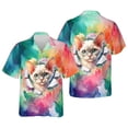 thumbnail image 3 of Funny Watercolor Adorable Devon Rex Peeking Through Torn Paper Effect Hawaiian Shirt Breathable Summer Unisex Merch Cat Lover Kitten Owner Gifts - 00026, 3 of 6