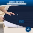 thumbnail image 3 of Protector de colchón impermeable Utopia Bedding King Size, 3 of 8