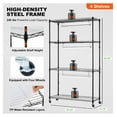 thumbnail image 6 of YYDSBNHH 4 Tier Plant Stand with 90W Grow Light, Full 3 Modes, Adjustable Metal Shelf for Seed Starting & Indoor Gardening, 6 of 7