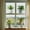 3#, variant on Floral Glass Window Sticker, Self-Adhesive Wall Decal for Home Decor, Easy Peel and Stick, Removable Window Film, Bedroom Living Room Beautification, Home Improvement DIY, Waterproof Window Clings