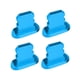 thumbnail image 1 of Sidaley 4Pcs Mobile Phone Stopper Dust Proof USB Protection Anti-dust Cap Micro Charging Port Replacement for 13/Mini/Pro/Pro Max Cables de audio/vídeo Cielo azul, 1 of 4