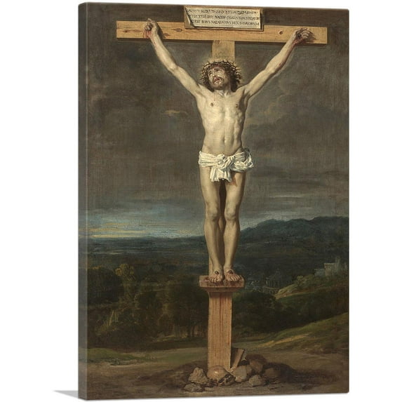 ARTCANVAS Christ On The Cross Canvas Art Print by Diego Velazquez - Size: 40" x 26" (0.75" Deep)