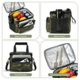 thumbnail image 4 of Holuxer Tactical Lunch Box for Men/Women, Insulated Lunch Bag for Mens Lunch Cooler Bags with Adjustable Shoulder Strap - Reusable Waterproof Leakproof Large Lunchbox for Work Picnic School, Camo, 4 of 7