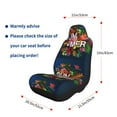 thumbnail image 4 of Naloa Summer Birds and Flowers Car Seat Covers 2PCs Front Car Seat Covers Universal fit for Most Cars SUVs and Trucks - 1, 4 of 5