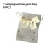thumbnail image 4 of Naiovety Bolsa de tul de 30 Uds., bolsa con cordón transparente, bolsas de jabón para joyería, bolsillo para caramelos, embalaje de joyería Kits de decoración para fiestas champán 11*16cm, 4 of 6