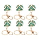 thumbnail image 3 of 6 Piezas Llaveros Estilo de Dibujos Animados Brillo Brillante Metal Decorativo Práctico Compacto Portátil Llaveros Colgante para Decoración YSKXD14 Verde, 3 of 12
