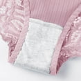thumbnail image 6 of Hamky Womens Underwear,Cotton Underwear, Womens Transparent Lace Splicing Panties Cotton Hollow Breathable Quality,No Show Underwear,Cheeky Underwear Pink S, 6 of 8