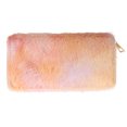 thumbnail image 1 of EeaseCA 1Pc Creative Wallet Comfortable Plush Wallet Women Purse Zippered Handbag, 1 of 8