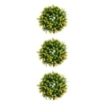thumbnail image 3 of Toystoory Guirnalda de de guirnalda de plantas artificiales, aro de ratán, decoración de hojas verdes de verano para puerta delantera, boda, Type1 NO1, 3 of 6