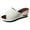 White, variant on XIAQUJ New Fish Mouth Wedge Fashion Casual Large Size Women's One Line Sandals and Slippers for Women Sandals for Women 2024 White 8