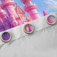 thumbnail image 4 of Homewish Dreamy Princess Castle Curtains Pack of 2 (42x84 Each),Eainbow Pattern Curtains Blackout,Fairy Tale Theme Bedroom Curtains For Girls Kids,Breathable Home Decor, 4 of 6