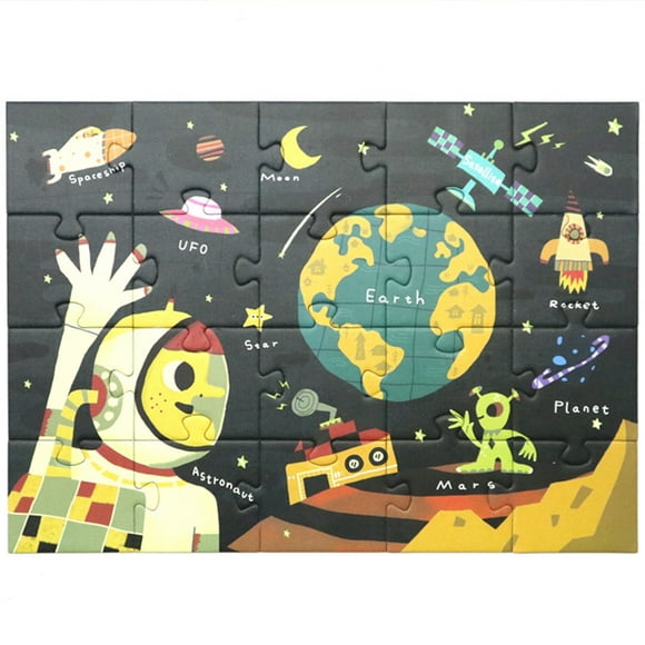 Kids Puzzle Planet Paper Augmented Reality Brain Teaser Toy Jigsaw Puzzle Game