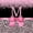 Pink Black M, variant on Erosebridal Pink Leopard Print Twin Sheet Sets,Chic Glitter Print A Alphabet Bedding For Kids Girls 3 Pieces