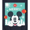 thumbnail image 3 of Disney - Get Merry - Men's Crew Fleece Sweatshirt Sweatshirt, 3 of 5