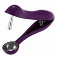 thumbnail image 3 of Cherry Fruit Kitchen Olive Core Gadget Remove Pit Tool Purple3pcs), 3 of 4