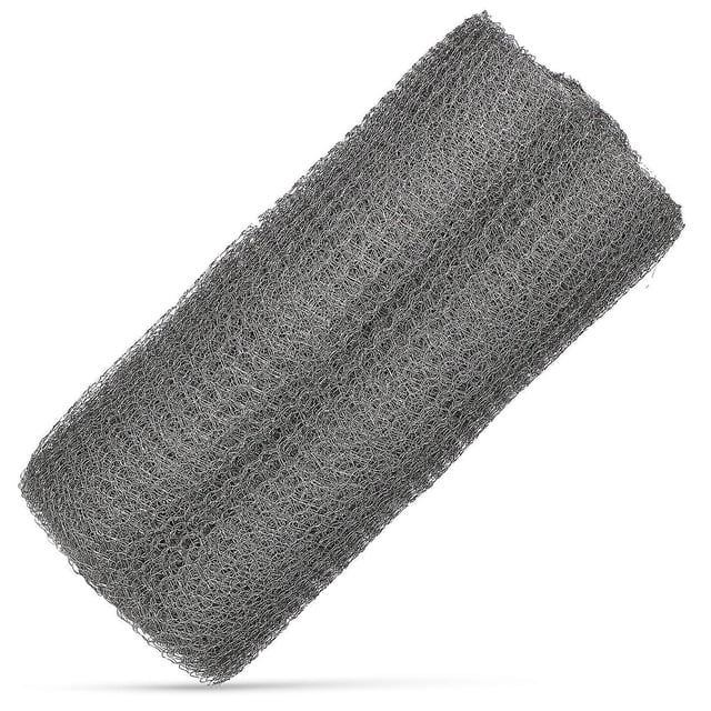 1 Roll Wire Mesh Hole Filler Stainless Steel Wire Mesh DIY Rodent Hole Filler for Mice Control