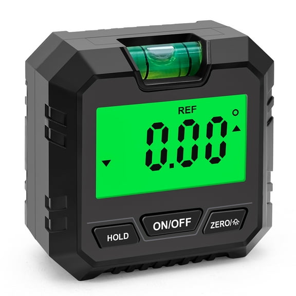 Electronic Digital Level Box Protractor High Accuracy Angle Finder Gauge 4x90°Measuring Range Level Inclinometer with Magnetic Base for Woodworking Car Repair Construction