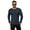 Navy Blue, variant on Ekouaer Long Sleeves Sweater for Men Ribbed Shirts Round Neck Tops Warm Thermal Blouse Soft Lightweight Undershirts