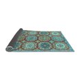thumbnail image 2 of Ahgly Company Indoor Square Abstract Light Blue Modern Area Rugs, 7' Square, 2 of 4