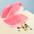thumbnail image 4 of 2pcs PP and Silicone Storage with Compartments Portable Sealed Organizer Medicine Case Random Color, 4 of 9