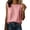 Pink, variant on Women's Sleeveless Tank Tops Summer Cotton Linen Button Decor Side Slit Casual Loose Vests by Yigetop Green L
