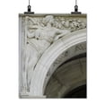 thumbnail image 2 of Print: Exterior View, Entrance Porch. Granite Sculpture With Female Figure, 2 of 4