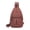 Brown, variant on Women & Men Multi-Pocket Sling Crossbody Bag, Adjustable Water-Resistant Chest Backpack, Lightweight Casual Purse for Work Travel Outdoor Daily Use(Green/One Size)