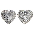 thumbnail image 1 of Hearth & Gear Boucles d'Oreilles Clous pour Femmes Mignonnes avec Zircon Cubique Anniversaire Saint-Valentin Perles Roses Collier et Ensemble de Boucles d'Oreilles Multiples, 1 of 7