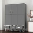 thumbnail image 2 of Bedroom Closets Wardrobes Storage Cabinet Drawers Women Clothing Rack Stand Wardrobes Free Shipping Display Cheap Furniture My Lux Decor Round, 2 of 11