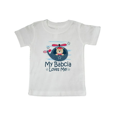 

Inktastic My Babcia Loves Me Grandson Gift Baby Boy T-Shirt