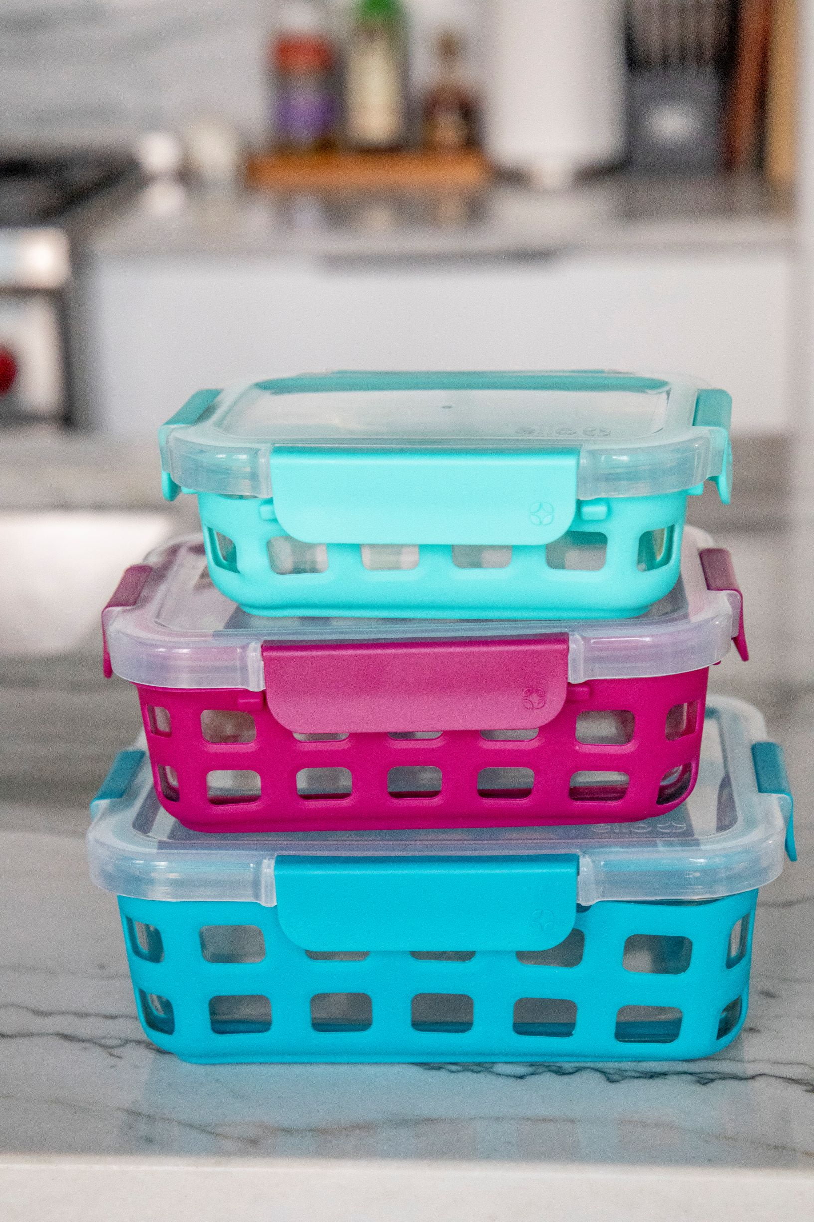 Ello Duraglass 6 Piece Glass Food Storage Set