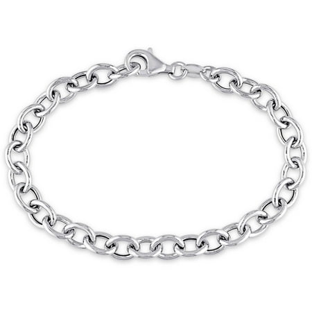 Sterling Silver Link Bracelet, 7.5