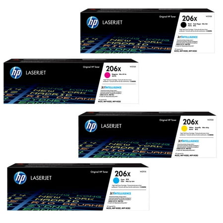 HP 206X High Yield Toner Cartridge Set price history on PriceWatchPro
