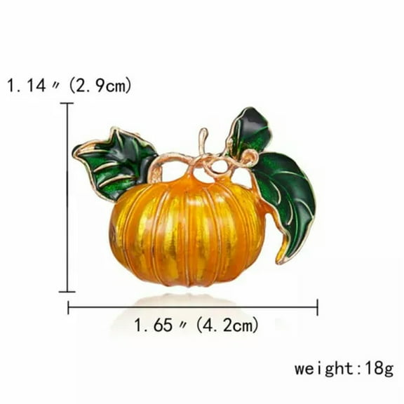 EOEMY Fashion Cartoon Enamel Lapel Collar Pin Corsage Brooch Pin Lovely Jewelry Gift-Halloween Pumpkin