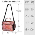 thumbnail image 3 of ALAZA Full Bloom Peony Lunch Box Insulated Cooler Bag Reusable Tote Bags Shoulder Strap, 3 of 7