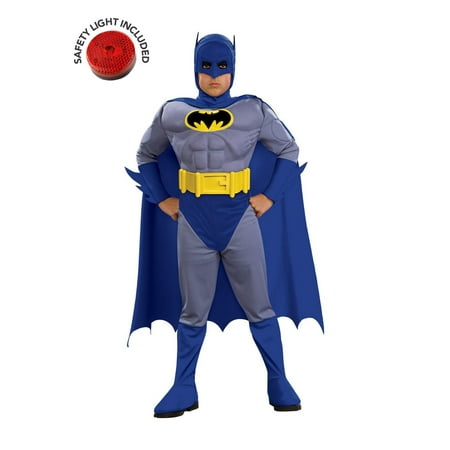 Brave & Bold Deluxe Batman Costume Kit With Safety Light -