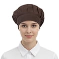 thumbnail image 1 of TOPTIE Solid Cap Unisex Elastic Band Bouffant Hat Lightweight Breathable Solid Work Cap for Kitchen Restaurant Workshop, 1 of 7