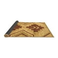 thumbnail image 2 of Ahgly Company Indoor Square Abstract Brown Modern Area Rugs, 4' Square, 2 of 4