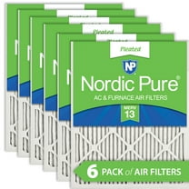 20x30x1 (19_5/8x29_5/8) Pleated MERV 13 Air Filters 6 Pack