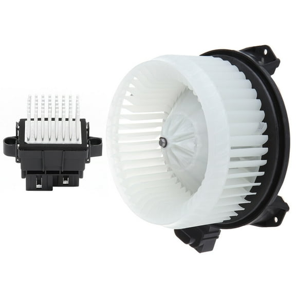 cciyu HVAC Blower Motor Heater Blower Motor and HVAC Resistor Blower Motor Module fit for 2007-2011 for Buick Lucerne,2006-2010 for Cadillac DTS