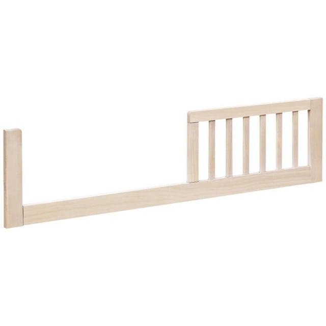 Pemberly Row Rambarde Contemporaine en Bois pour Tout-Petit, Fini Naturel Lavé