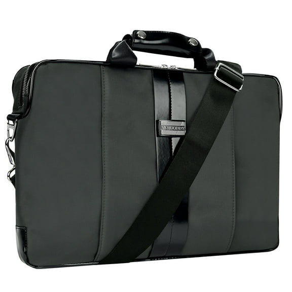 Vangoddy Laptop Notebook Messenger Bag Business Case 14 to 15.6 Inch Metal Grey (PT_MSBLEA122_M)