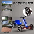 thumbnail image 2 of iRerts 12V Go Kart for Kids, Folder Electric Go Cart with Music, LED Light, Adjustable Seat, 4 Non-Slip EVA Wheels, Powered Ride on Toys for Kids Boys Girls Ages 3-6, Blue, 2 of 10