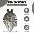 thumbnail image 7 of K9King Star War Falcon Golf Ball Marker Set with Magnetic Hat Clip, Funny Golf Gift for Men and Women, 7 of 7
